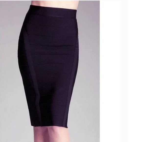Bebe black bandage solid bandage midi skirt, NWT, XS - Picture 16 of 16